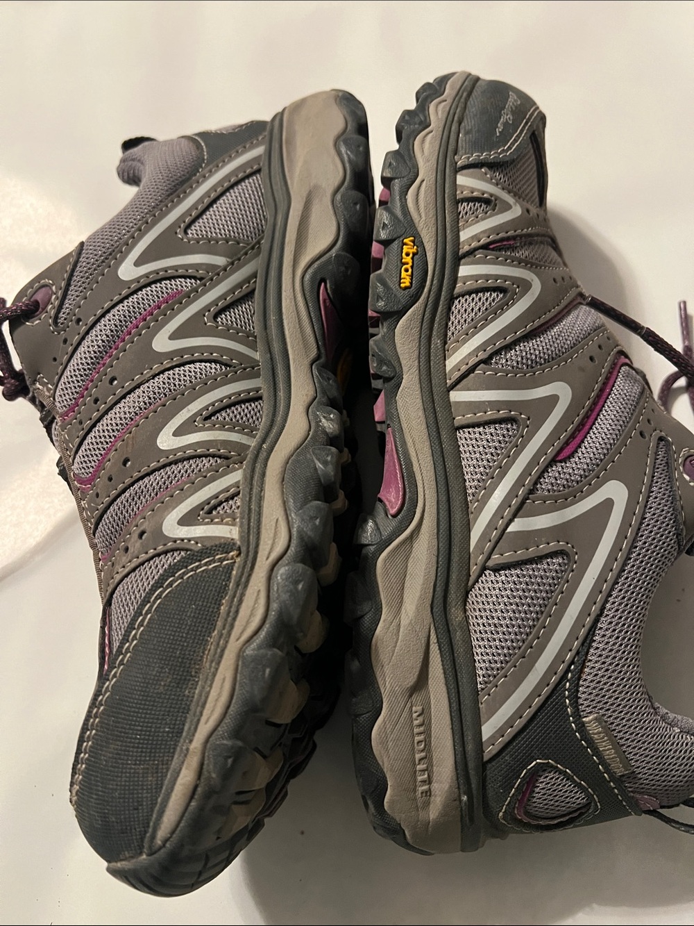 Eddie Bauer Gray and Pink Women's Trail Sneakers